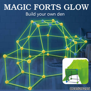Jeu <span class=keywords><strong>de</strong></span> balle pop-up qui brille dans le noir, kit <span class=keywords><strong>de</strong></span> construction <span class=keywords><strong>de</strong></span> <span class=keywords><strong>fort</strong></span> <span class=keywords><strong>de</strong></span> jeu intérieur pour enfants, kit <span class=keywords><strong>de</strong></span> construction <span class=keywords><strong>de</strong></span> maison <span class=keywords><strong>de</strong></span> jeu, tente lumineuse pour enfants - Product Image 2