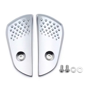 Accessoires pour motos, couvre-repose-pieds en alliage d'aluminium, adapté à la modification des repose-pieds arrière Vespa 150, repose-pieds gauche et droit - Product Image 2