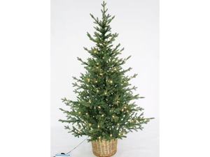<span class=keywords><strong>Sapin</strong></span> de Noël vert pré-éclairé avec <span class=keywords><strong>pot</strong></span> - Product Image 1