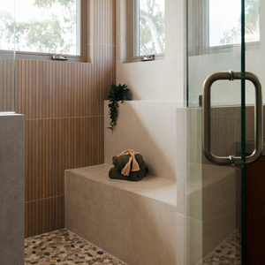 Mueble de Baño Moderno de Madera de Nogal, Resistente al <span class=keywords><strong>Agua</strong></span>, para Apartamento, Diseño Interior Integral, Material de Construcción Personalizado - Product Image 6