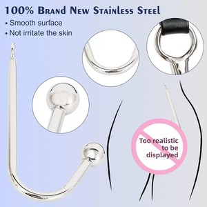 Gancho <span class=keywords><strong>Anal</strong></span> Ajustable BDSM con Cadena de Tracción, Juguete Sexual de Bondage para Coqueteo - Product Image 2