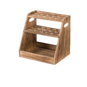 Wooden Egg Storage Rack 3 Tier With Handle Solid Wood <b>Large</b> Capacity Portable Egg <b>Tray</b> Organizer For Kitchen Food Storage - Product Image 1