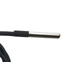 Sonde de température DS18B20 en acier inoxydable, 1/2/3 mètres, lot de 6*50, type étanche, capteur de température DS18B20