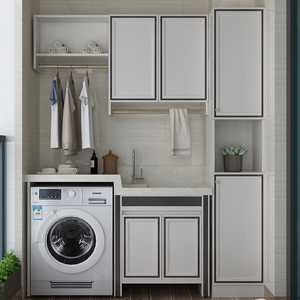 Meuble <span class=keywords><strong>de</strong></span> salle <span class=keywords><strong>de</strong></span> bain moderne laqué sur mesure, résistant à l'eau et écologique, avec armoire et <span class=keywords><strong>panier</strong></span> intégrés - Product Image 2