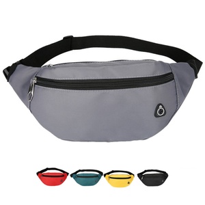 2025 New Design Unisex Sports Waist <b>Bag</b> Large Capacity Waterproof Polyester Zipper Closure Letter Pattern Adjustable Strap <b>Bag</b> - Product Image 1