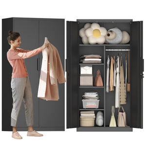 US Stock Metalls chrank mit 2 Türen und 4 verstellbaren Regalen für Home School Office Hochwertiger Datei speicher - Product Image 6