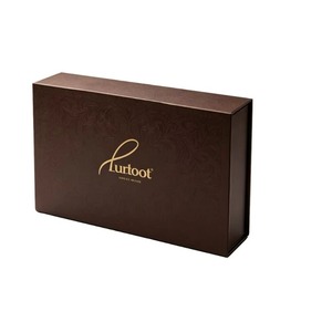 Luxury Magnetic Book Shaped Gift Box Custom Logo Embossed Premium Rigid Flip Top High End Elegant Packaging Box - Product Image 5
