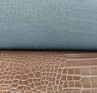 Cuir PU effet peau de crocodile miroir extensible imperméable de 1,2 mm pour chaussures de femme, canapé, textile de maison, sacs