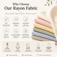 Tissu en viscose teinte de qualité supérieure 30s 45s, textile tissé en rayonne haute densité pour vêtements haut de gamme