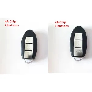 Clé à distance intelligente à 3 boutons pour <span class=keywords><strong>Nissan</strong></span> <span class=keywords><strong>Qashqai</strong></span> J11 X-Trail T32 S180144102 434MHz 4A <span class=keywords><strong>Chip</strong></span> - Product Image 3