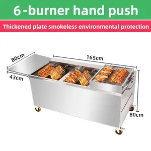 Chicken Rotary Grill Gas Machine Commercial Gas Grill Chicken Rotisserie Oven Chicken Roaster Machine Commercial Gas