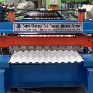 자동 골판지 웨이브 패널 금속 벽 플레이트 루핑 시트 골판지 롤 성형 기계 - Product Image 2