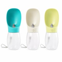 Bouteille d'eau portable pour chien, personnalisable avec logo, pas chère, vente en gros