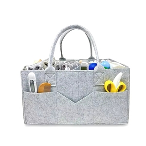 Organizador de Pañales Personalizado 2026, Bolsa de Fieltro con Múltiples Bolsillos y Diseño de Logotipo Personalizado - Product Image 1