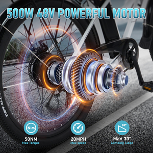 500W Điện Thành Phố Xe Đạp Nhiệm Vụ Freeul2849 Chứng Nhận 48V 7.8ah Có Thể Tháo Rời Pin Thép Carbon Cao Khung Chúng Tôi Nhanh Chóng Vận Chuyển - Product Image 2