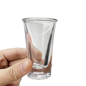 Accessori da Bar Bicchieri da <span class=keywords><strong>Shot</strong></span> per Whisky in PC Trasparente Ecologico con Logo Personalizzato Sublimato - Product Image 1