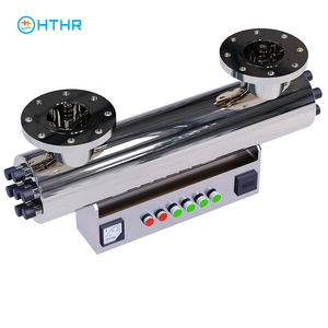 SS304 Industriële UV-lamp Waterdesinfectie Sterilisator 3-120T/H Grote doorstroming Automatisch reinigingssysteem 220V Filter Waterzuiveraar - Product Image 2