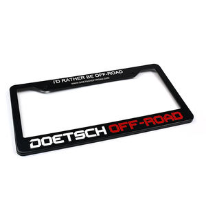 Marco de placa de matrícula de coche cromado duradero de plástico Abs personalizado a <span class=keywords><strong>precio</strong></span> de fábrica para logotipo impreso - Product Image 2