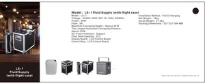 Nouveau système d'alimentation en liquide Magic LS-1 25L avec flight case, écran LCD tactile, portée verticale de 30 m, machine à brouillard liquide AC110-230V - Product Image 6