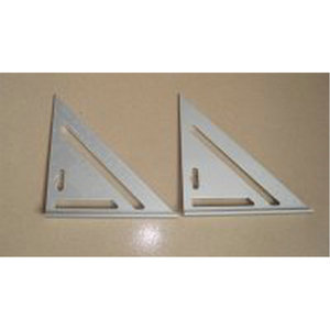Regla Triangular Metálica de 30 cm para Construcción y Enseñanza - Product Image 1