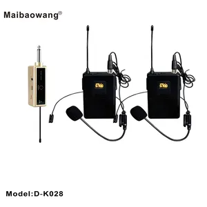 OEM Factory Wholesale 2 Channel Headset Wireless Microphone headset collar mic wireless lavalier microphone for teaching speech