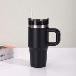 Promotional Gift 14oz Stainless Steel <b>Kids</b> Tumbler with Straw and Handle Custom Logo for Event - Product Image 4