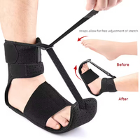 Attelle de nuit réglable unisexe pour pied tombant, sangle de maintien et de protection de la cheville pour l'inversion du pied