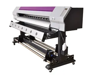 Harga 1.8 M/6 Kaki Eco Pelarut Printer dengan EPSON Kepala Printer Format Besar