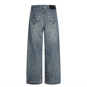 <span class=keywords><strong>Jeans</strong></span> da <span class=keywords><strong>Uomo</strong></span> Personalizzabili Stile Punk Vintage, Vestibilità <span class=keywords><strong>Larga</strong></span>, Modello Torre, Stile High Street Europeo Americano, <span class=keywords><strong>Gamba</strong></span> <span class=keywords><strong>Larga</strong></span>, Autunnali, Vita Media - Product Image 2