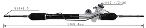 49001-95F0A พวงมาลัยพาวเวอร์49001-95F0B ชิ้นส่วนรถยนต์แร็คพวงมาลัยพาวเวอร์ไฟฟ้าสำหรับ N I <span class=keywords><strong>S</strong></span> A N <span class=keywords><strong>almera</strong></span>/pulsar/sunny B10 N16 - Product Image 4