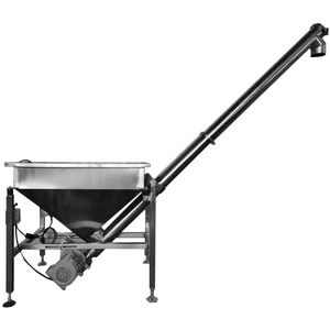 Trasportatore a Coclea Multifunzionale a Velocità Regolabile per Carbone, Cemento e Polveri con Tramoggia - Product Image 5