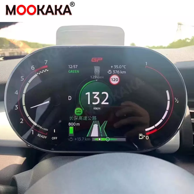 Mookaka LCD Dashboard Panel Virtual Digital Instrument Cluster for BMW Mini