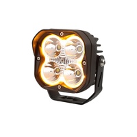 Projecteur extérieur pour voiture tout-terrain HYNBYZJ, lumière d'ambiance LED 60W pour montant A Wrangler, lumière de pare-chocs avant ultra-lumineuse Tank 300