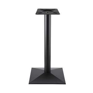 Minimalist Aluminum Alloy <b>Plastic</b> Wood <b>Outdoor</b> <b>Table</b> Base Durable Square Design UV Resistant Eco-Friendly 6-Seater Garden Set - Product Image 1