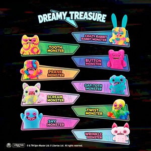 Peluches Officielles Authentiques de <span class=keywords><strong>la</strong></span> Série Monstres Fantaisie Mignons - Poupées Tendance Mignonnes et Perverses au Style Original - Product Image 3