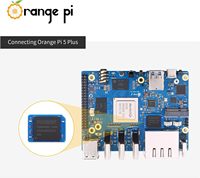 Module Orange Pi EMMC 32GB/64GB/256GB Vitesses rapides de lecture/écriture Plastique haute performance Marque GBE Compatible Orange Pi 5 Plus 3B