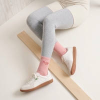 Chaussettes antidérapantes à logo brodé personnalisé, côtelées numériquement, avec grip intégral en silicone à pois pour yoga et pilates, pour enfants, vente en gros, faible MOQ
