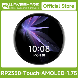 เวฟแชร์ RP2350 บอร์ดพัฒนาจอแสดงผล AMOLED ขนาด 1.75 นิ้ว, ความละเอียด 466×466, สี 65K, ดูอัลคอร์และดูอัลสถาปัตยกรรม K609 - Product Image 2