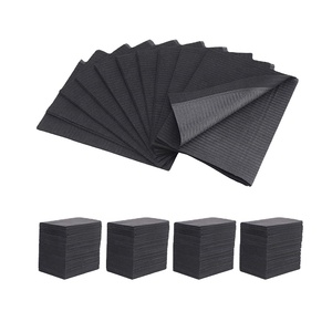 Disposable Black Waterproof <b>Tattoo</b> Table Pad and Bib Highly Absorbent <b>Paper</b> for Permanent Makeup - Product Image 1