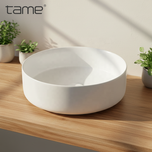 <span class=keywords><strong>Lavabo</strong></span> de Cerámica <span class=keywords><strong>para</strong></span> <span class=keywords><strong>Encimera</strong></span> TAME PZ6202, Forma Redonda, el Más Popular - Product Image 1
