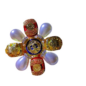 Luxury Brand High Quality Big Pearl <b>Brooch</b> <b>Pins</b> Alloy Jewelry for Women for Wedding and Engagement Plating Technology - Product Image 5