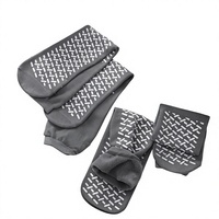 Chaussettes antidérapantes jetables personnalisées pour hommes, en polyester et coton respirant et écologique