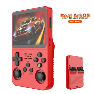 Consola de Juegos Portátil R36S, Sistema ARKOS Linux, 64 GB, 20000 Juegos, Pantalla de 3.5 Pulgadas 640x480, Reproductor de Juegos <span class=keywords><strong>Retro</strong></span> Portátil - Product Image 1