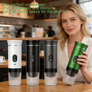 Machine à expresso portable semi-automatique avec écran LED, 20 bars, 3 en 1, cafetière électrique USB, réservoir d'eau de 150 ml, voyage, extérieur - Product Image 6