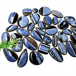 Top Quality Blue <b>Opal</b> Grooved Pendant Wholesale Price Lot 100%Natural Blue <b>Opal</b> Brass Pendant Crystal Mix Shape Size <b>Opal</b> Stone - Product Image 1