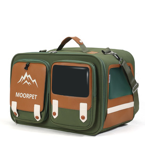 Moorpet cat <b>carriers</b>/<b>pet</b> bags, factory direct supply, breathable crossbody/shoulder/handbags for outdoor use. - Product Image 5