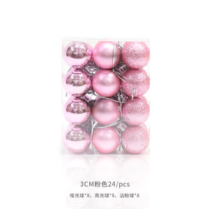 Ensemble <span class=keywords><strong>de</strong></span> mini boules <span class=keywords><strong>de</strong></span> Noël Premium Ornements suspendus vendus en usine pour décorations d'arbres Boules <span class=keywords><strong>de</strong></span> Noël <span class=keywords><strong>de</strong></span> 3cm - Product Image 4