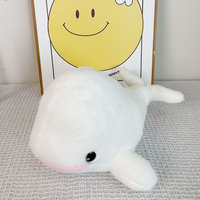 Peluche Requin Orca de 8 pouces avec rembourrage en coton PP, motif petit dauphin, cadeau de mariage
