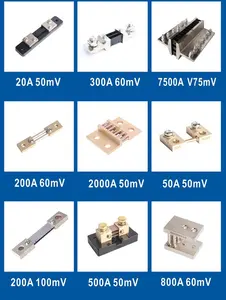 Resistor shunt arus tinggi 2000A, 75mV DC saat ini meter Shunt sistem baterai shunt