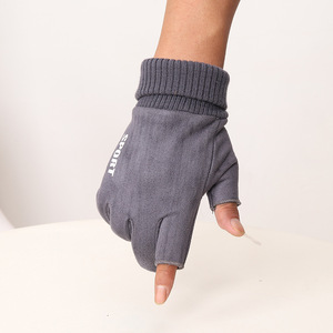 Ski <b>Gloves</b> Unisex Gray Touchscreen Compatible <b>Warm</b> Windproof Fleece Lining Hebei Origin - Product Image 1